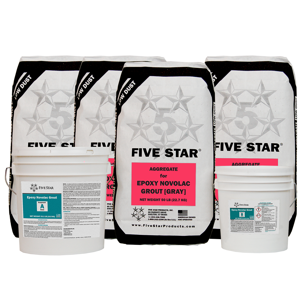 Five Star Epoxy Novolac Grout (Gray), 1.75 CF kit