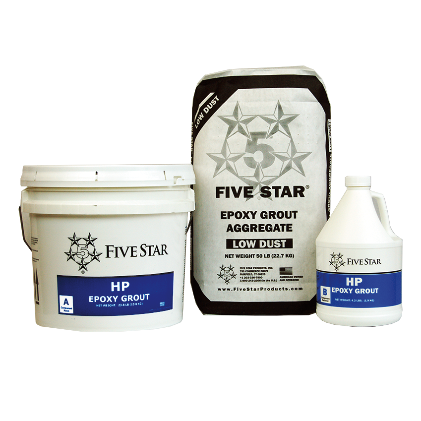 Five Star HP Epoxy Grout, 2 CF kit
