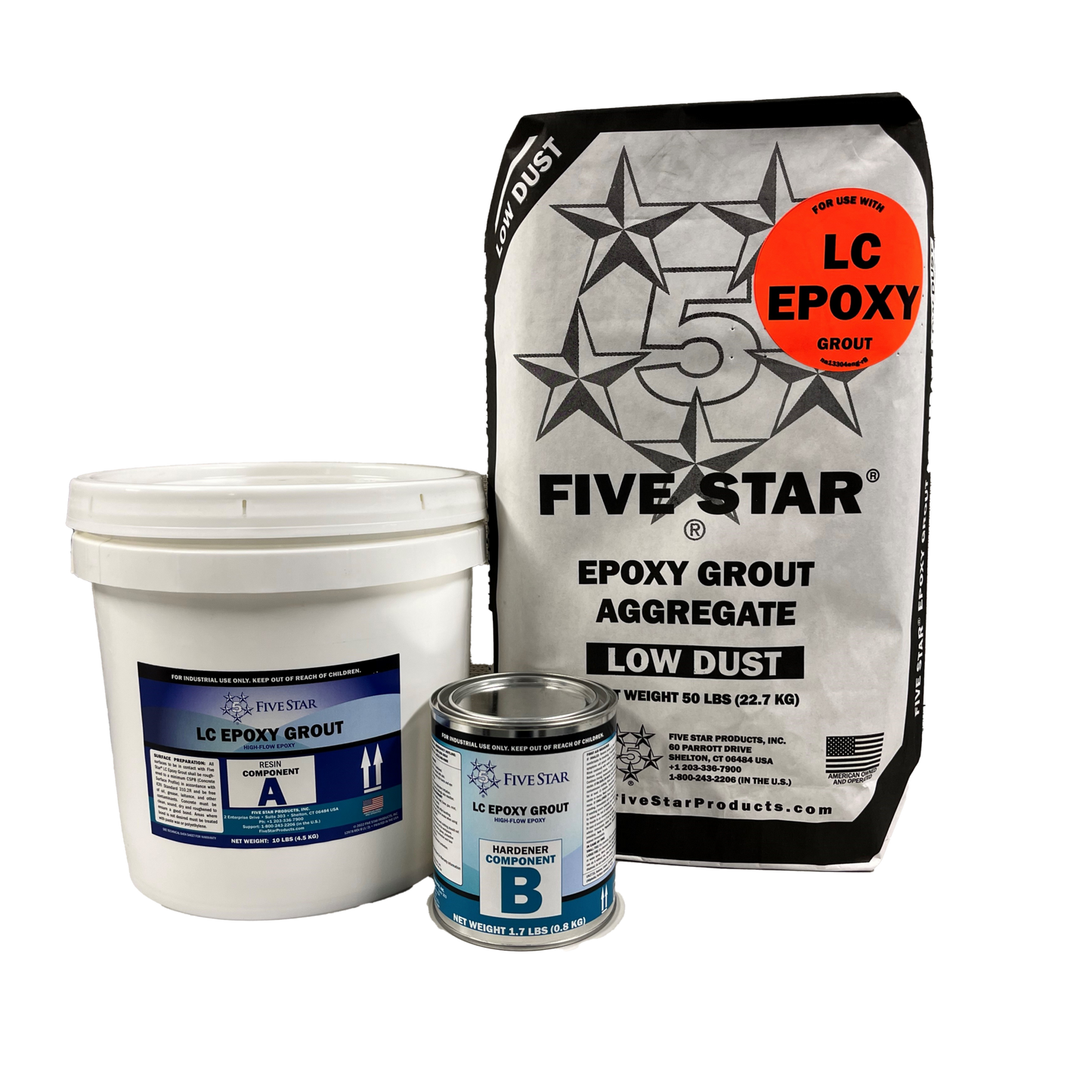 Five Star LC Epoxy Grout, 0.49 CF kit