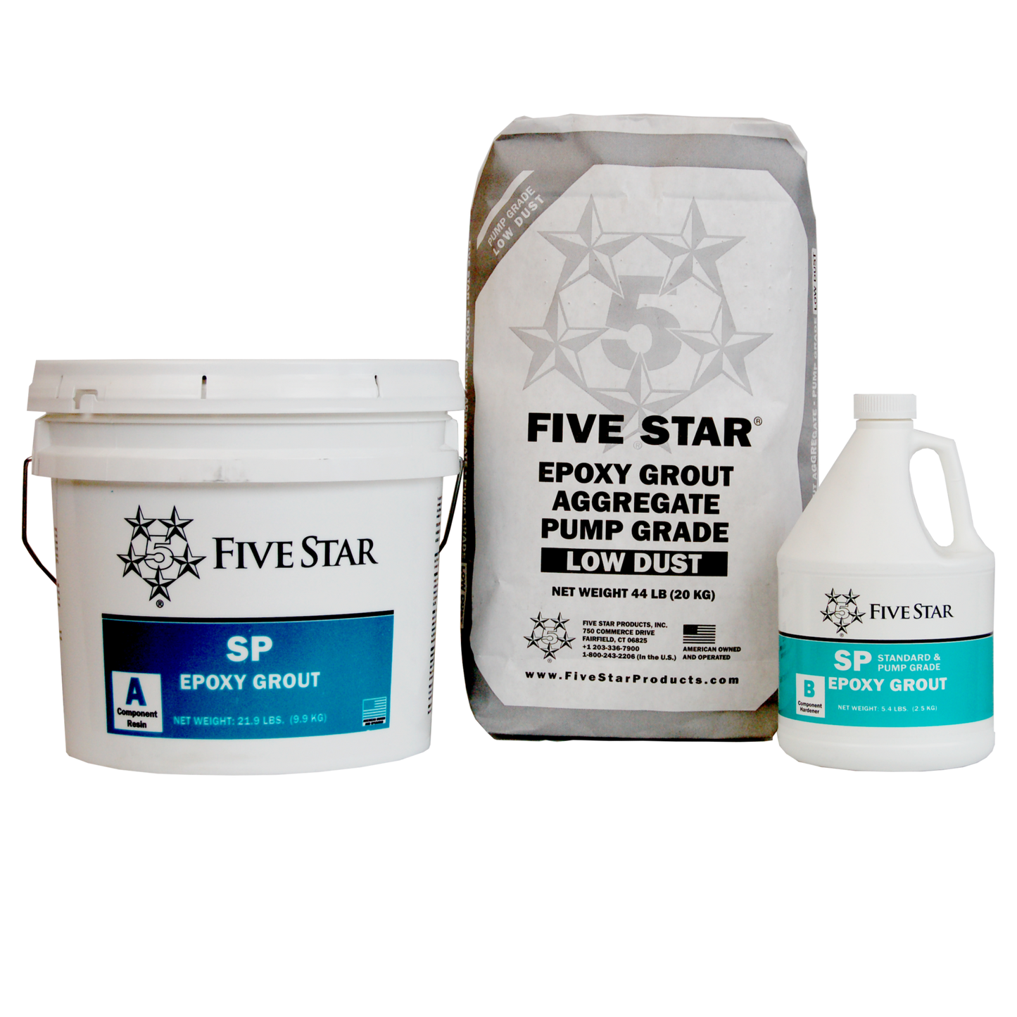 Five Star SP Epoxy Grout PG, 1.55 CF kit