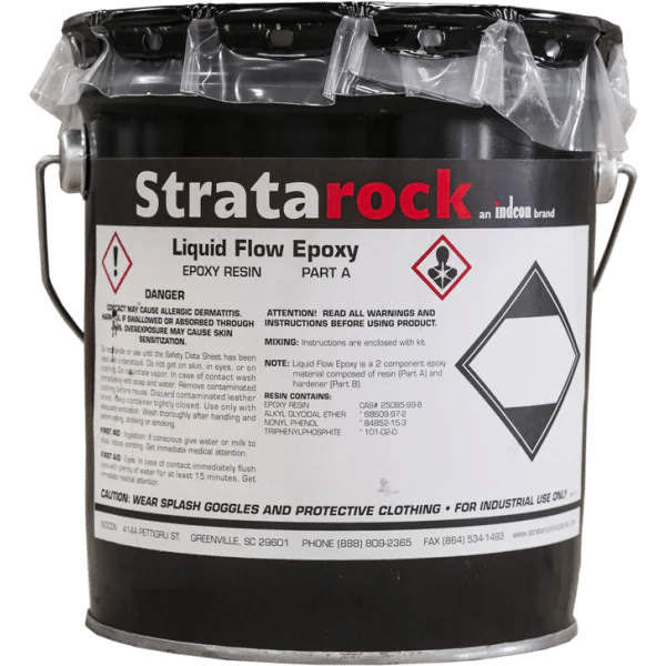 Stratarock Liquid Flow Epoxy Grout, 0.24 CF kit