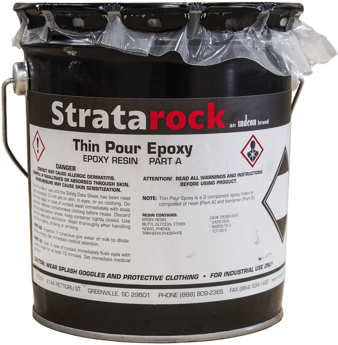Stratarock Thin Pour Epoxy Grout, 0.24 CF kit