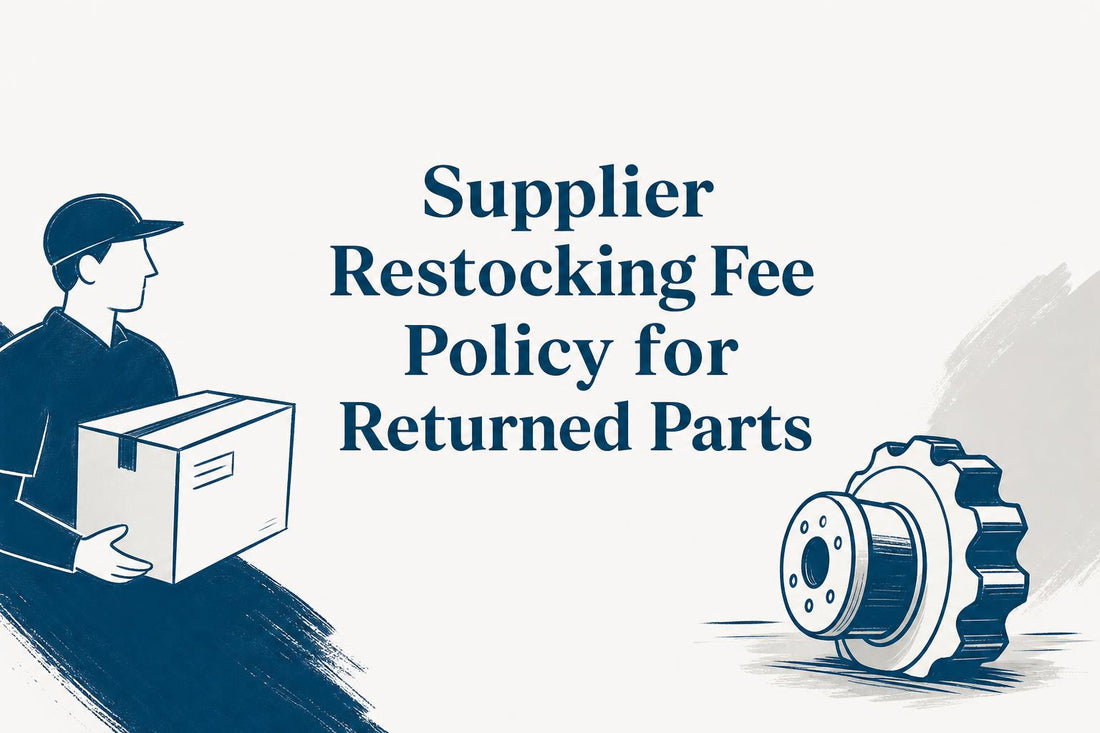 Supplier Restocking Fee Policy for Returned Parts | 2026