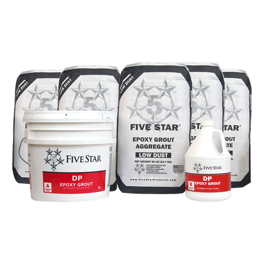 Five Star DP Epoxy Grout (Standard Flow), 2 CF kit