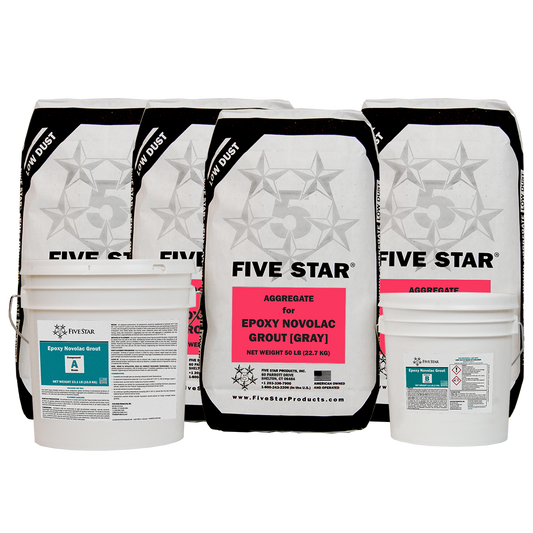 Five Star Epoxy Novolac Grout (Gray), 1.75 CF kit