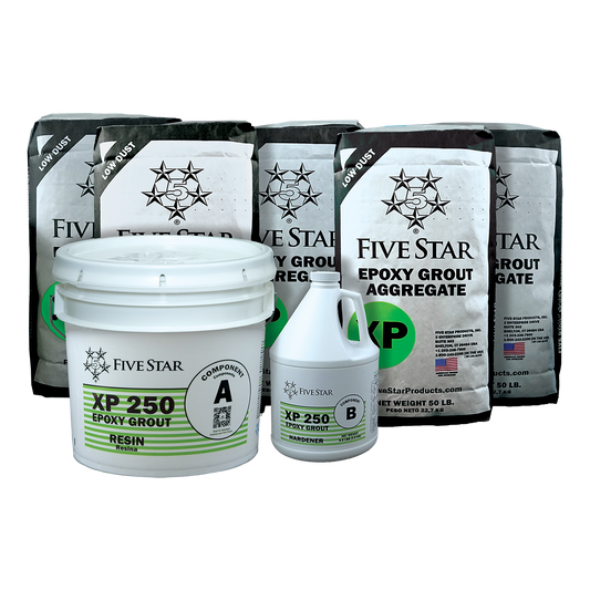 Five Star XP 250 Epoxy Grout, 1.95 CF kit
