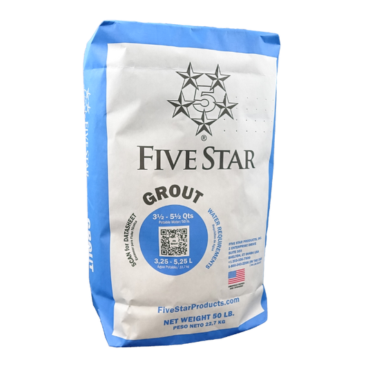 Five Star Grout, 50 lb bag