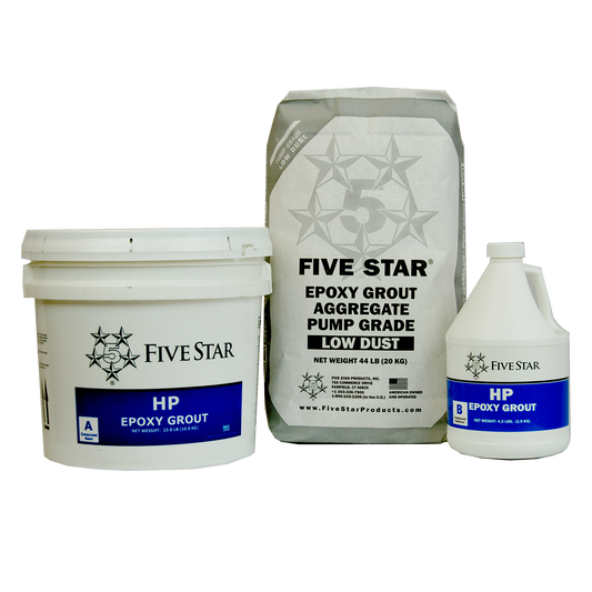 Five Star HP Epoxy Grout High Flow, 1.75 CF kit