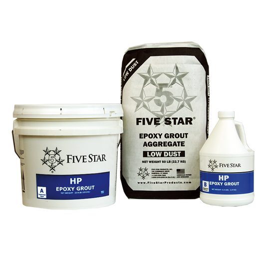 Five Star HP Epoxy Grout, 2 CF kit