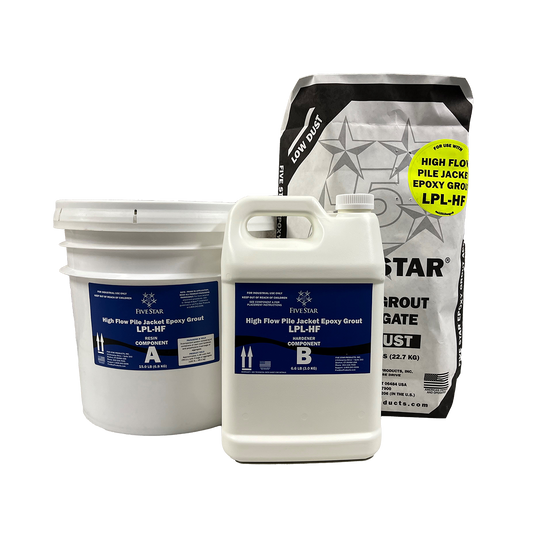 Five Star High Flow Pile Jacket Epoxy Grout LPL-HF, 1.38 CF kit