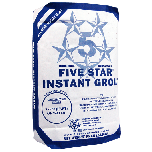 Five Star Instant Grout, 55 lb bag