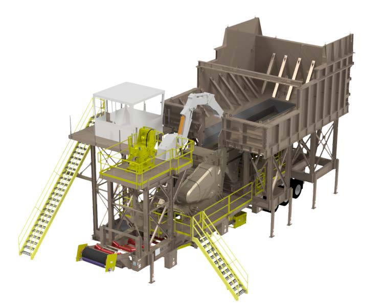 Mellott MC130P Portable Jaw Plant