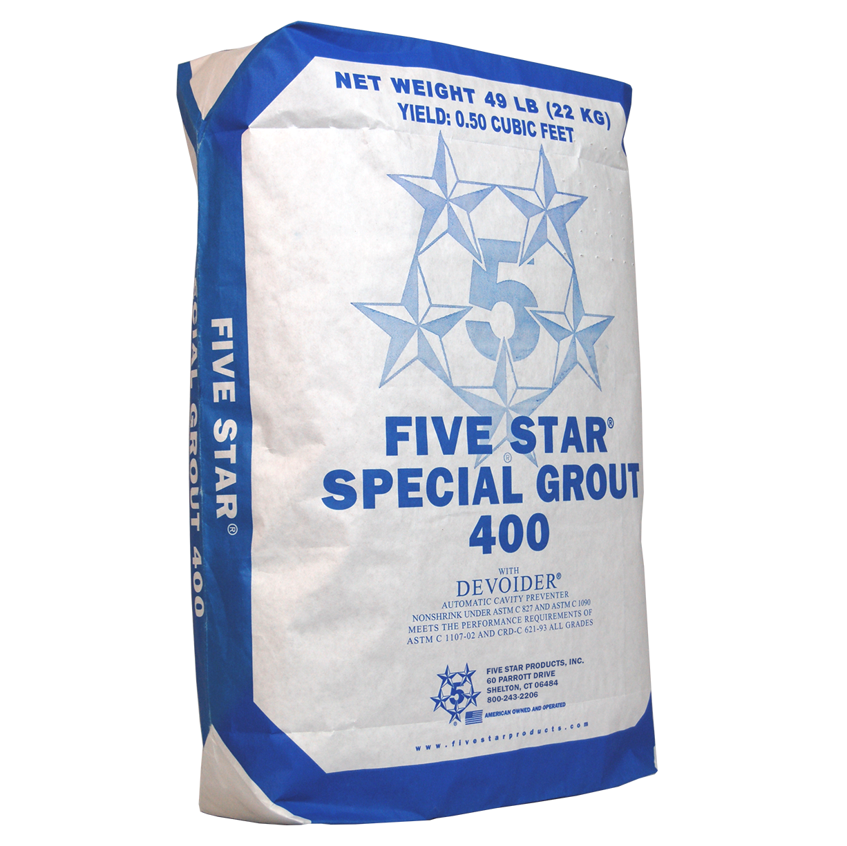 Five Star Special Grout 400, 49 lb bag
