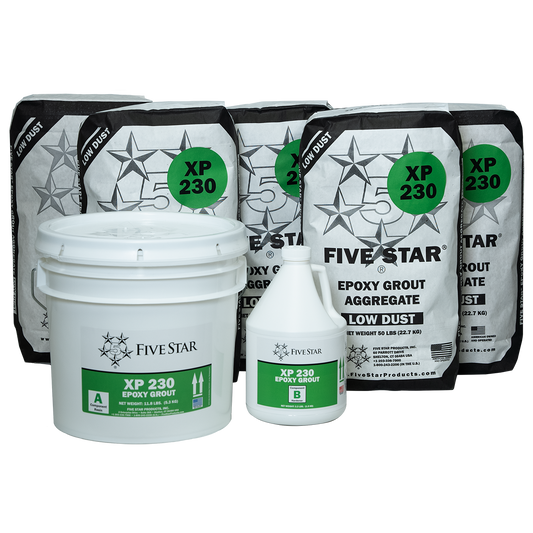 Five Star XP 230 Epoxy Grout, 1.95 CF kit