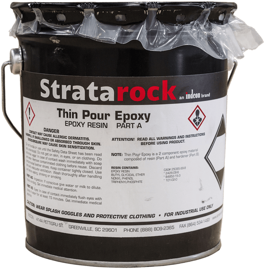 Stratarock Thin Pour Epoxy Grout, 0.24 CF kit